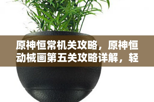 原神恒常机关攻略,原神恒动械画第五关攻略详解,轻松通关秘籍大揭秘! 原神恒常机关攻略,原神恒动械画第五关攻略详解,轻松通关秘籍大揭秘!