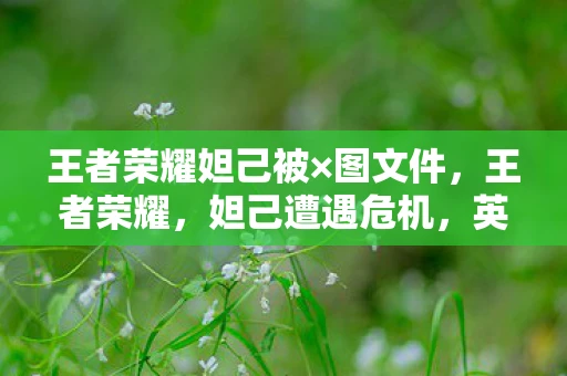 王者荣耀妲己被×图文件，王者荣耀，妲己遭遇危机，英雄峡谷的隐秘故事