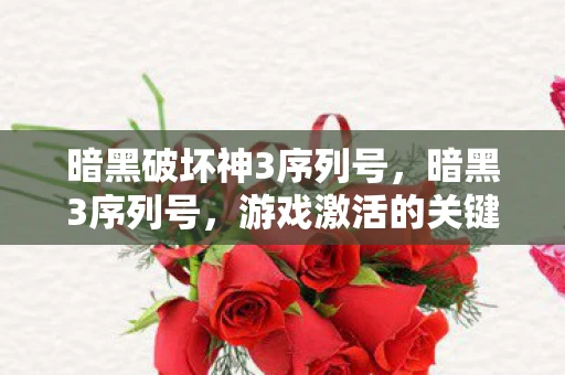 暗黑破坏神3序列号,暗黑3序列号,游戏激活的关键资讯频道 暗黑破坏神3序列号,暗黑3序列号,游戏激活的关键资讯频道