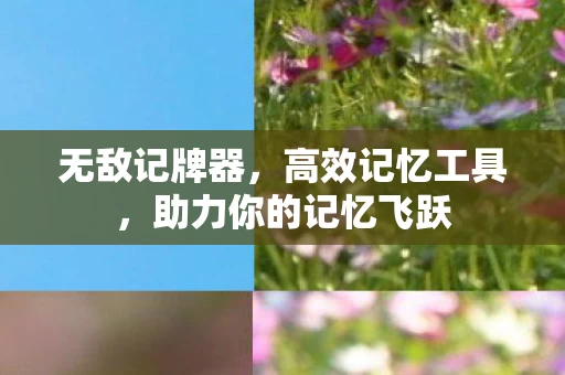 助力你的记忆飞跃图片