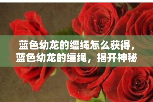 蓝色幼龙的缰绳怎么获得,蓝色幼龙的缰绳,揭开神秘面纱,探寻未知世界 蓝色幼龙的缰绳怎么获得,蓝色幼龙的缰绳,揭开神秘面纱,探寻未知世界