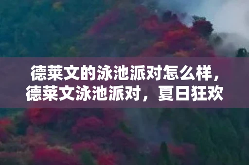 德莱文的泳池派对怎么样,德莱文泳池派对,夏日狂欢的峡谷盛宴 德莱文的泳池派对怎么样,德莱文泳池派对,夏日狂欢的峡谷盛宴