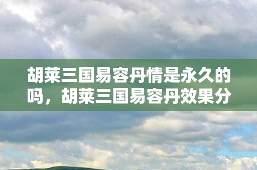 胡莱三国易容丹情是永久的吗,胡莱三国易容丹效果分析 胡莱三国易容丹情是永久的吗,胡莱三国易容丹效果分析