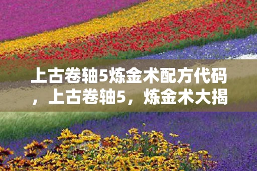 上古卷轴5炼金术配方代码,上古卷轴5,炼金术大揭秘—掌握配方,称霸炼金领域 上古卷轴5炼金术配方代码,上古卷轴5,炼金术大揭秘—掌握配方,称霸炼金领域