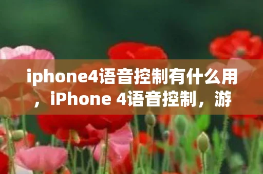 iphone4语音控制有什么用，iPhone 4语音控制，游戏玩家手中的神秘力量