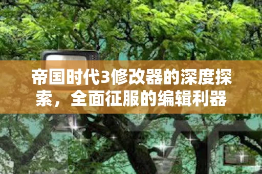 帝国时代3修改器的深度探索,全面征服的编辑利器 帝国时代3修改器的深度探索,全面征服的编辑利器