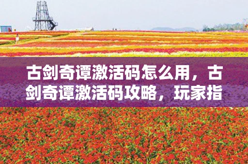 古剑奇谭激活码怎么用，古剑奇谭激活码攻略，玩家指南与游戏特色