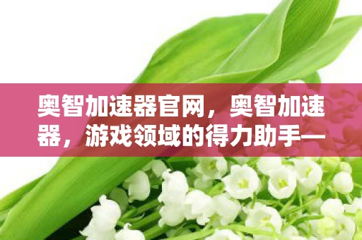 奥智加速器官网，奥智加速器，游戏领域的得力助手—使用标签的游戏内容探索