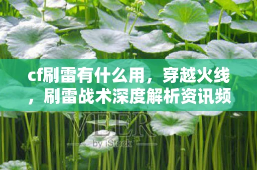 cf刷雷有什么用，穿越火线，刷雷战术深度解析资讯频道