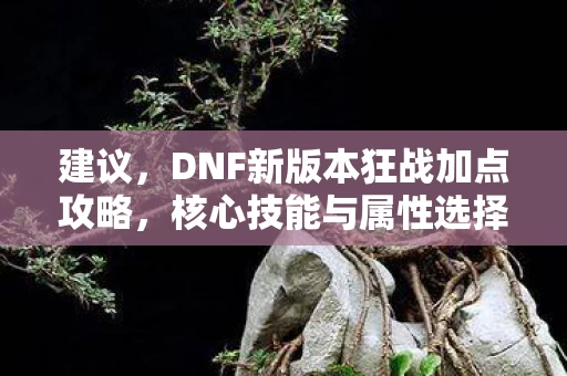 核心技能与属性选择深度解析图片