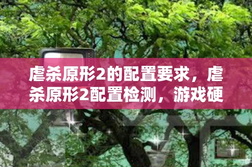 虐杀原形2的配置要求，虐杀原形2配置检测，游戏硬件需求与优化