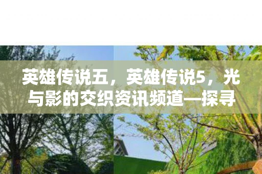 英雄传说五，英雄传说5，光与影的交织资讯频道—探寻新一代英雄传说系列游戏之光