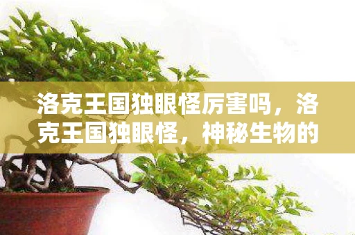 洛克王国独眼怪厉害吗,洛克王国独眼怪,神秘生物的探险之旅 洛克王国独眼怪厉害吗,洛克王国独眼怪,神秘生物的探险之旅