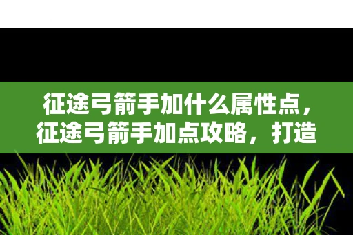 征途弓箭手加什么属性点,征途弓箭手加点攻略,打造强力远程输出角色 征途弓箭手加什么属性点,征途弓箭手加点攻略,打造强力远程输出角色