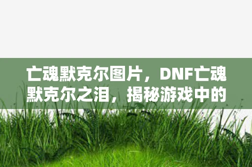 亡魂默克尔图片,DNF亡魂默克尔之泪,揭秘游戏中的神秘传说与深度解析 亡魂默克尔图片,DNF亡魂默克尔之泪,揭秘游戏中的神秘传说与深度解析