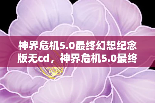 神界危机5.0最终幻想纪念版无cd，神界危机5.0最终幻想纪念版攻略