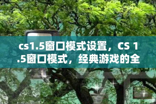 cs1.5窗口模式设置,CS 1.5窗口模式,经典游戏的全新体验 cs1.5窗口模式设置,CS 1.5窗口模式,经典游戏的全新体验