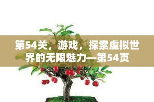 第54关，游戏，探索虚拟世界的无限魅力—第54页