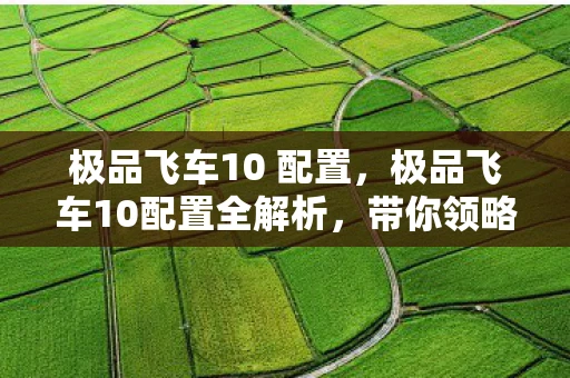 极品飞车10 配置,极品飞车10配置全解析,带你领略赛车游戏的极致体验 极品飞车10 配置,极品飞车10配置全解析,带你领略赛车游戏的极致体验
