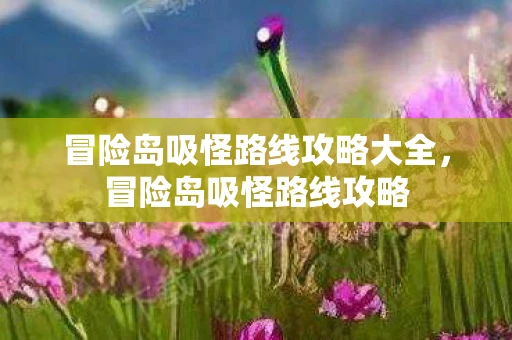 冒险岛吸怪路线攻略大全,冒险岛吸怪路线攻略 冒险岛吸怪路线攻略大全,冒险岛吸怪路线攻略