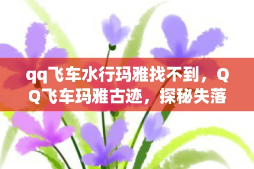 qq飞车水行玛雅找不到,QQ飞车玛雅古迹,探秘失落文明的竞速之旅 qq飞车水行玛雅找不到,QQ飞车玛雅古迹,探秘失落文明的竞速之旅