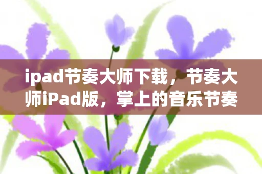 ipad节奏大师下载，节奏大师iPad版，掌上的音乐节奏狂欢