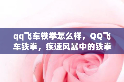qq飞车铁拳怎么样，QQ飞车铁拳，疾速风暴中的铁拳争霸