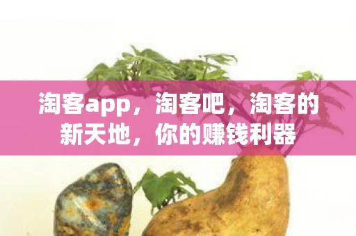 淘客app，淘客吧，淘客的新天地，你的赚钱利器