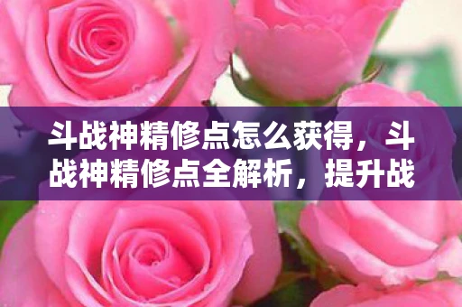 斗战神精修点怎么获得，斗战神精修点全解析，提升战斗力的关键