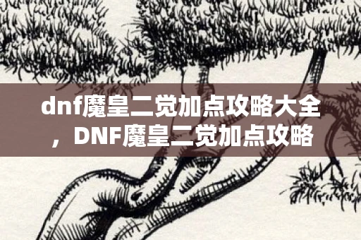 dnf魔皇二觉加点攻略大全,DNF魔皇二觉加点攻略 dnf魔皇二觉加点攻略大全,DNF魔皇二觉加点攻略