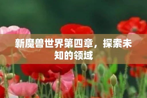 新魔兽世界第四章图片