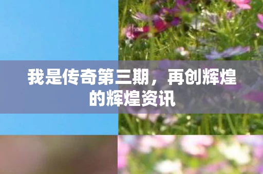 再创辉煌的辉煌资讯图片