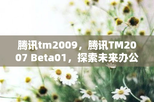 腾讯tm2009,腾讯TM2007 Beta01,探索未来办公的全新体验 腾讯tm2009,腾讯TM2007 Beta01,探索未来办公的全新体验