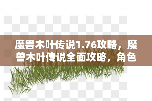 魔兽木叶传说1.76攻略，魔兽木叶传说全面攻略，角色、技能与战斗策略解析
