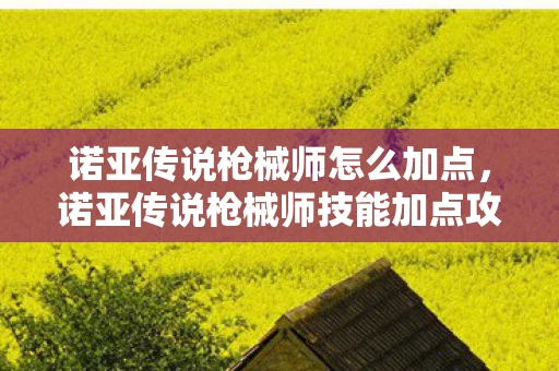 诺亚传说枪械师怎么加点,诺亚传说枪械师技能加点攻略,技能搭配与实战应用 诺亚传说枪械师怎么加点,诺亚传说枪械师技能加点攻略,技能搭配与实战应用