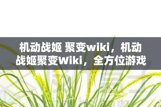 机动战姬 聚变wiki，机动战姬聚变Wiki，全方位游戏攻略与深度解析