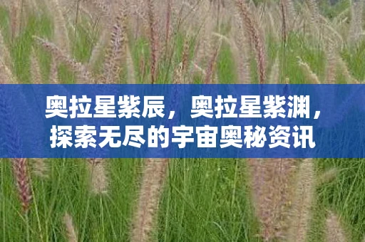 奥拉星紫辰,奥拉星紫渊,探索无尽的宇宙奥秘资讯 奥拉星紫辰,奥拉星紫渊,探索无尽的宇宙奥秘资讯