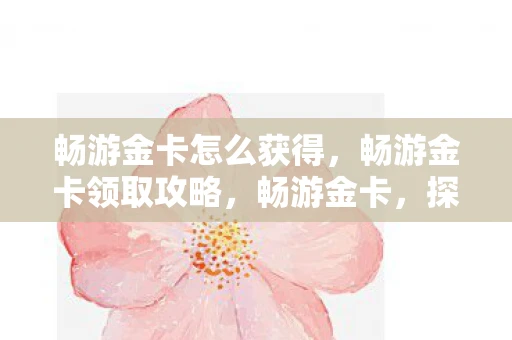 畅游金卡怎么获得,畅游金卡领取攻略,畅游金卡,探索游戏世界的无限可能 畅游金卡怎么获得,畅游金卡领取攻略,畅游金卡,探索游戏世界的无限可能