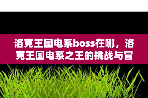 洛克王国电系boss在哪,洛克王国电系之王的挑战与冒险 洛克王国电系boss在哪,洛克王国电系之王的挑战与冒险