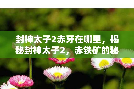 封神太子2赤牙在哪里，揭秘封神太子2，赤铁矿的秘密与获取攻略