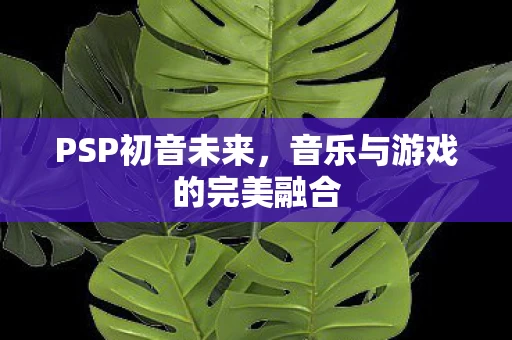 音乐与游戏的完美融合图片