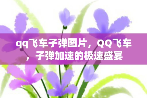 qq飞车子弹图片,QQ飞车,子弹加速的极速盛宴 qq飞车子弹图片,QQ飞车,子弹加速的极速盛宴