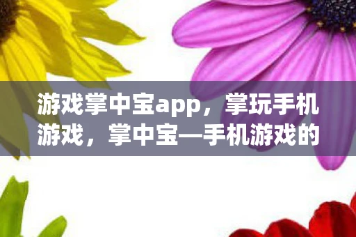 游戏掌中宝app，掌玩手机游戏，掌中宝—手机游戏的发展与影响