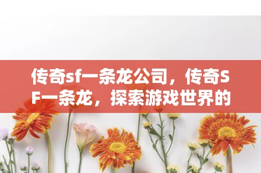 传奇sf一条龙公司,传奇SF一条龙,探索游戏世界的无限魅力 传奇sf一条龙公司,传奇SF一条龙,探索游戏世界的无限魅力
