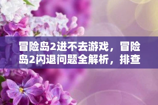 冒险岛2进不去游戏,冒险岛2闪退问题全解析,排查与解决方案 冒险岛2进不去游戏,冒险岛2闪退问题全解析,排查与解决方案
