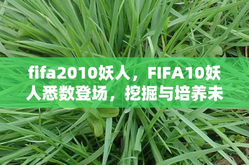 fifa2010妖人,FIFA10妖人悉数登场,挖掘与培养未来之星 fifa2010妖人,FIFA10妖人悉数登场,挖掘与培养未来之星
