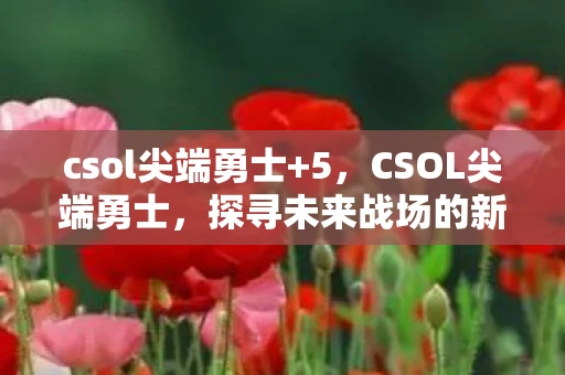 csol尖端勇士+5，CSOL尖端勇士，探寻未来战场的新篇章
