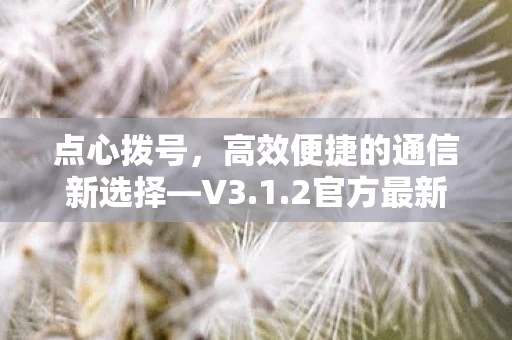 高效便捷的通信新选择图片