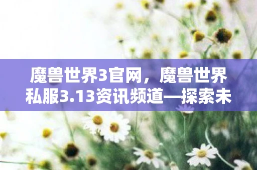 魔兽世界3官网,魔兽世界私服3.13资讯频道—探索未知的游戏世界 魔兽世界3官网,魔兽世界私服3.13资讯频道—探索未知的游戏世界