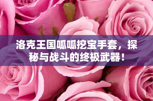 洛克王国呱呱挖宝手套图片